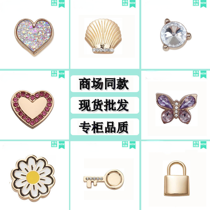 2023 New Shopping Mall Same Style Metal Clogs Buckle Shoe Flower DIY Rhinestone Gem Shoe Buckle Accessories Style One 2023 New Shopping Mall Same Style Metal Clogs Buckle Shoe Flower DIY Rhinestone Gem Shoe Buckle Accessories Style One