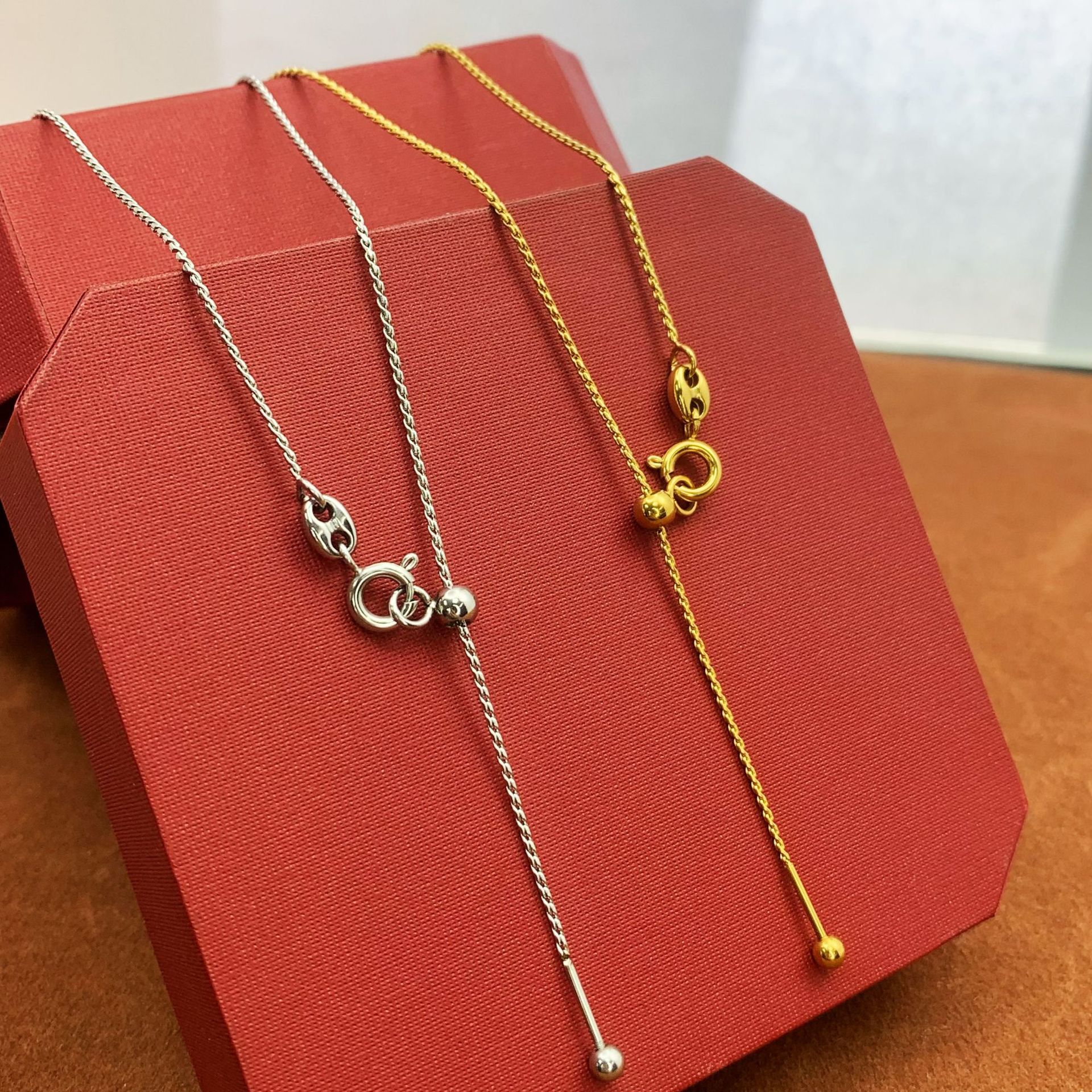 Gold Necklace Chain For Diy Pendants And Bead Threading Pins_voghion.com