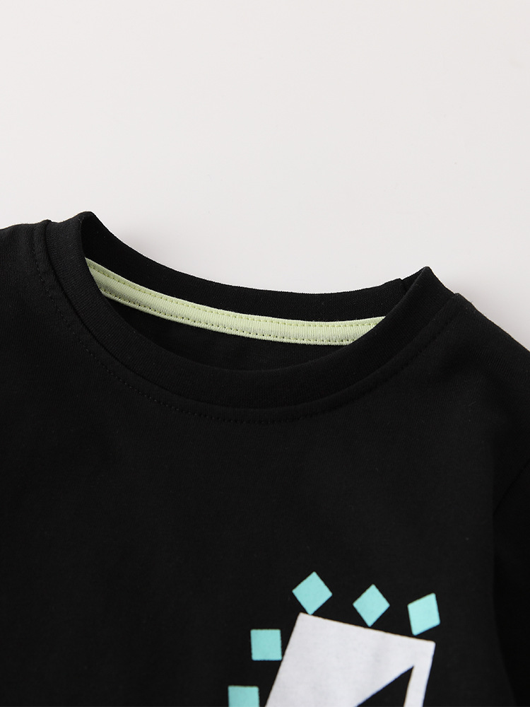 Malwee transfronterizo juego de niños otoño y invierno nuevo estilo europeo y americano ropa de moda para niños de cuello redondo ropa de niños de manga larga