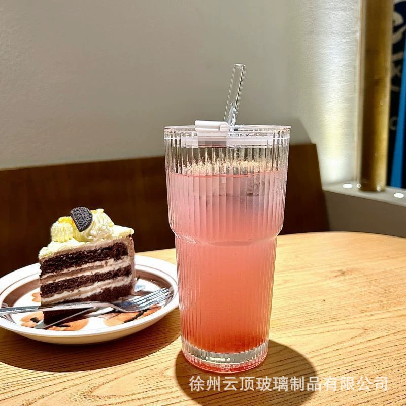 High quality coffee straw with glass, American style