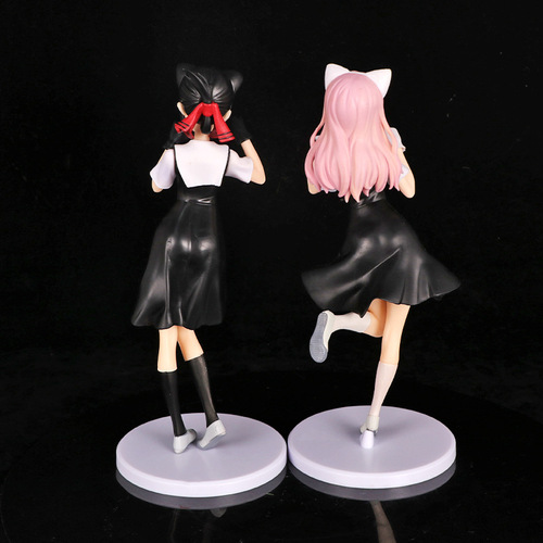 2 standing postures of Miss Kaguya, Shinomiya Kaguya, Fujiwara Chika, bagged figures, desktop ornaments, two-dimensional animation