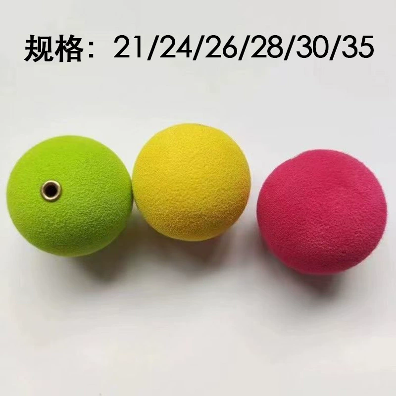 Луоянский шарик EVA, медное кольцо, мягкий шарик, поплавок для рыбалки, круглый шарик для рыбалки 26/28/30.