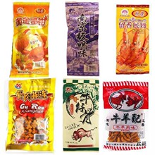 牛羊配南京板鸭留香展翅膨化怀旧食品辣子牛肉油炸型膨化休闲零食