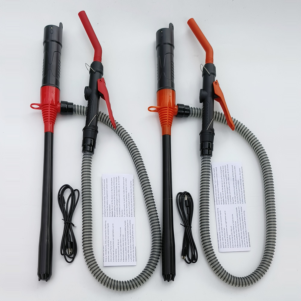 Portable lithium battery electric oil pump, new upgraded model, cross-border self-driving hose oil transfer pump, oil suction device, for wine and beverages