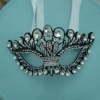 Mask for bride, metal hair accessory, white diamond, European style, graduation party, creative gift