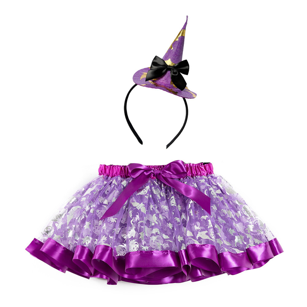Festival Occasion Halloween Festival Halloween Princess Cartoon Polyester Girls Skirts