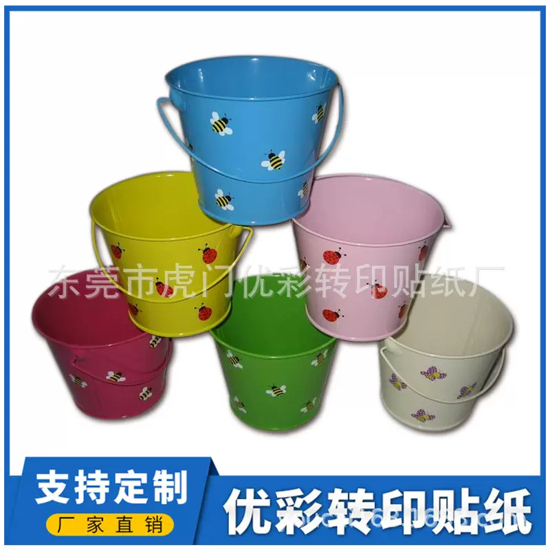 礼品工艺品树脂产品水转印贴纸 烤漆水贴加工 花草图个性低温花纸