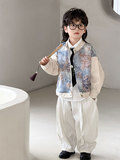 Весенняя детская куртка для мальчиков, тренд сезона, китайский стиль