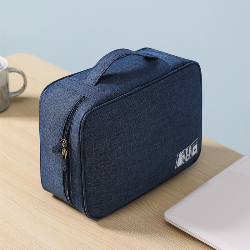Cargador de cable de datos catiónico bolsa de almacenamiento para teléfono móvil portátil bolsa digital auricular USB bolsa de acabado de gran capacidad