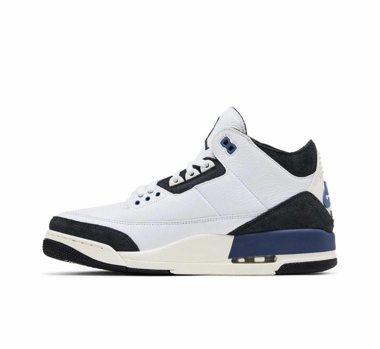 Putian Junyuan AJ3 Zapatillas de baloncesto de combate real Fujiwara Hiroshi Racing North Carolina Blue Sakura Polen Joe 3 hombres y mujeres cojín de aire blanco rojo