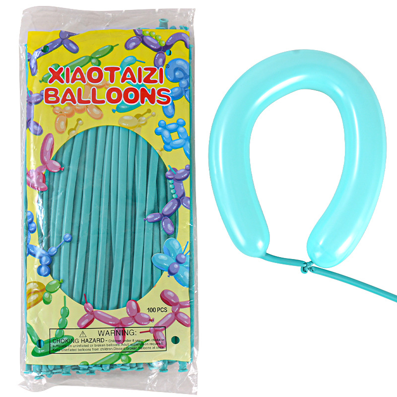 Globos largos en tira 260 globos mágicos 1.8g decoración para fiestas de cumpleaños infantiles globos largos metálicos color macarrón