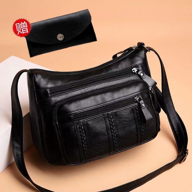 블랙 4포켓 프리 지갑