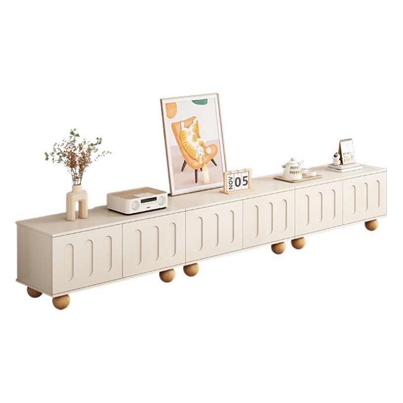 Estilo crema TV gabinete moderno minimalista sala de estar armario hogar pequeño apartamento Mesa dormitorio piso TV gabinete