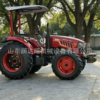 新款旋耕机大功率柴油90马力拖拉机1004RDW四轮农用拖拉机