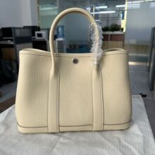 原厂皮蜡线手工缝制Ntogo全皮花园包36cm钢五金水油手提包