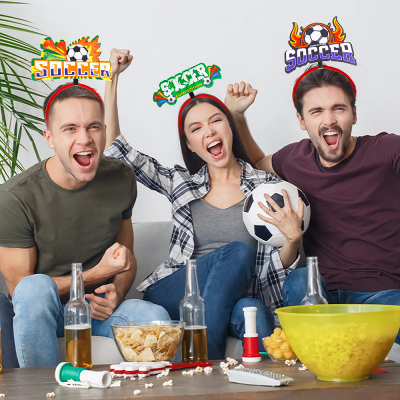 New American Canada Mexico World Cup Headband Fan Cheer Props Soccer Theme Party Decoration Supplies_voghion.com