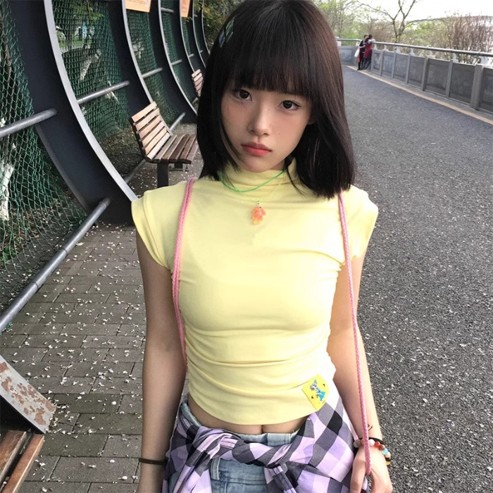 노란색