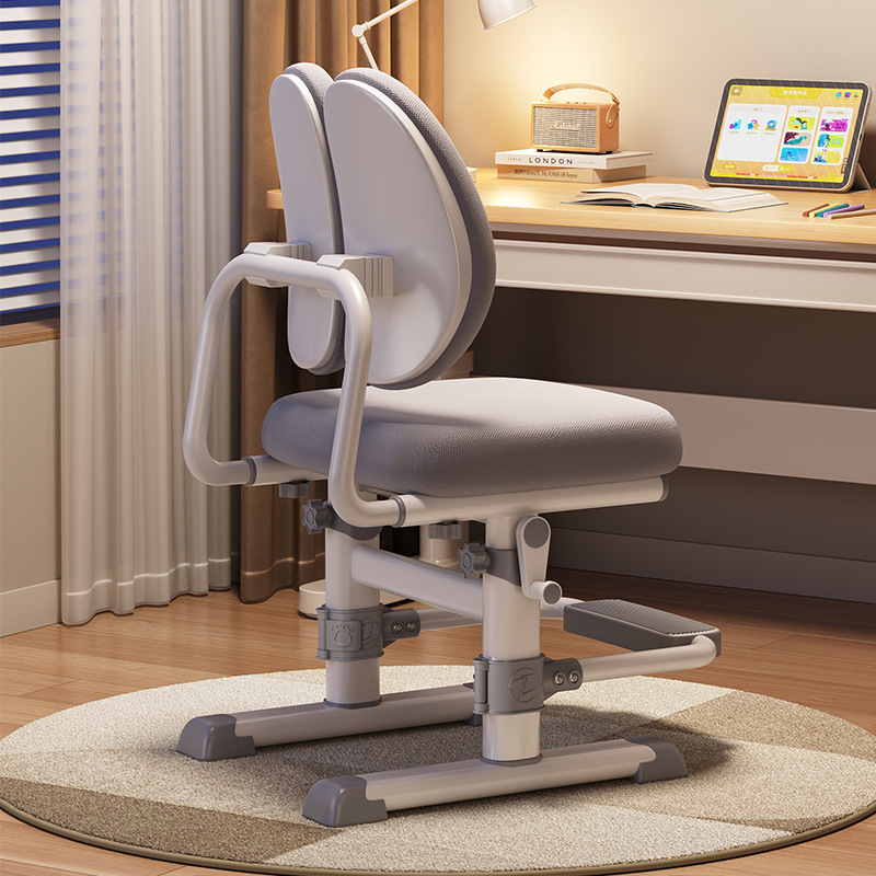 Children's Learning Chair, Automatic Backrest, Primary and Secondary School Student Writing Chair, Adjustable Lift Chair, Student-Specific Backrest Seat