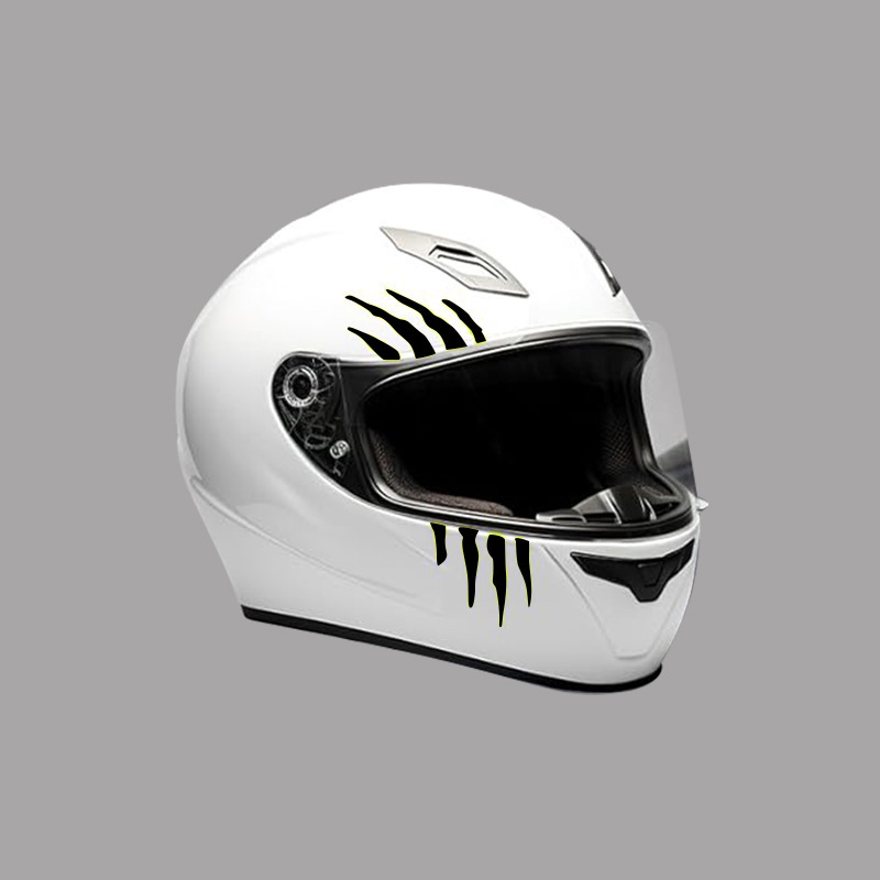 Amazon pegatinas de casco explosivo motocicleta garra rasguño impermeable nuevo pegatinas de automóviles de comercio exterior