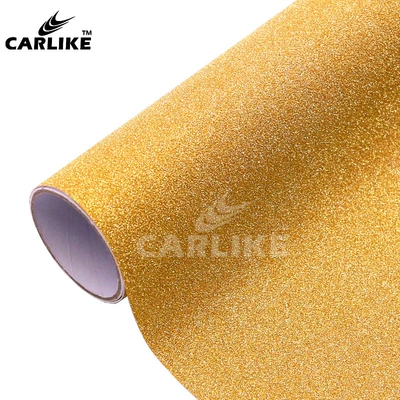 Kalek Flash Car Color Change Film Flash Point Body Film Matte Rainbow Full Car Color Change Pearlescent Decorative Sticker (Automotive Film) - 122x18m-flash-gold