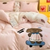 Sleeping Skateboard Dog [Class A High Weight Milk Velvet, Softer and Warmer]