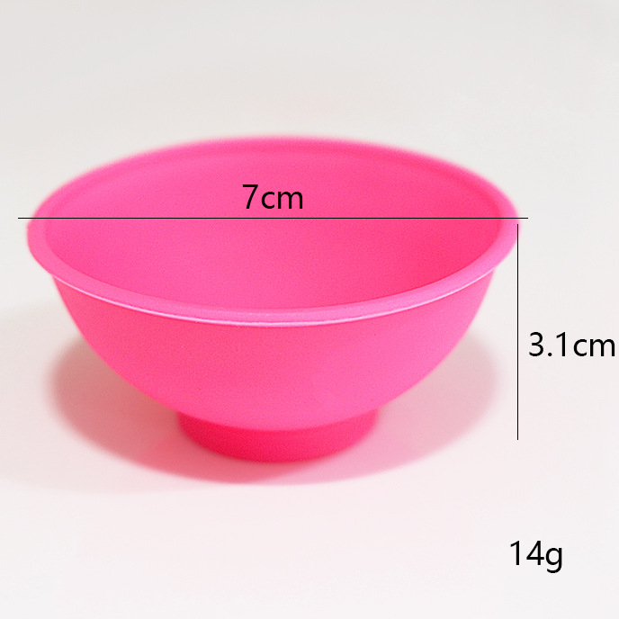 Tazón de silicona transfronterizo Tazón de maquillaje Tazón de máscara Tazón de condimentos Tazón de almacenamiento Tazón de horneado Tazón de tabaco Tazón multipropósito