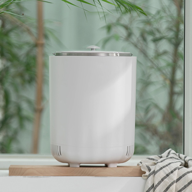 Nuevo 3.5L pequeño cubo de basura de cocina portátil hogar basura de refrigeración de residuos de cocina a prueba de agua de gran capacidad con tapa