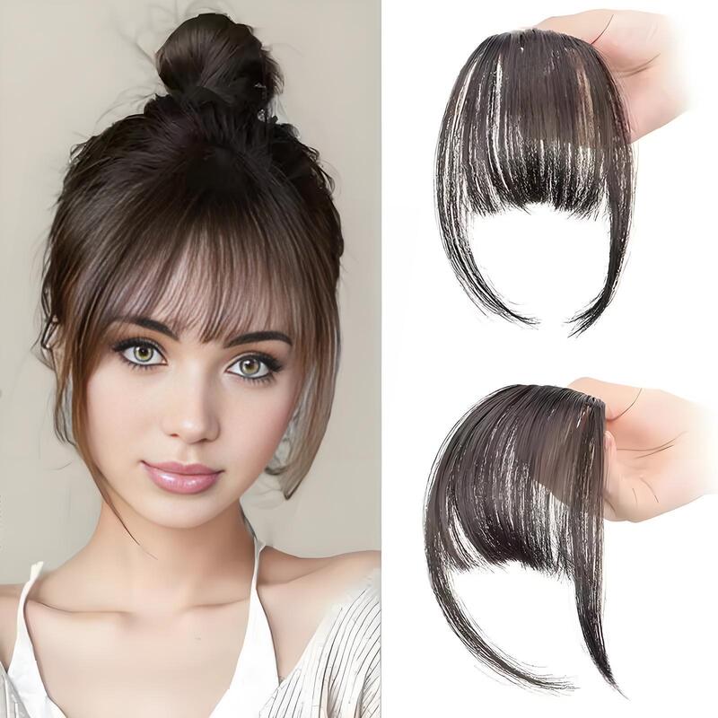Amazon Wig Women's Comic Bangs Wig Piece Natural Forehead Bangs Piece Invisible Traceless Spot Wholesale