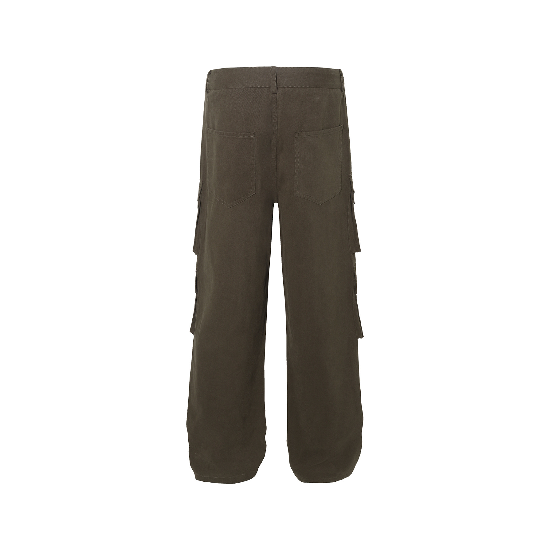 Pantalon cargo homme coupe ample style workwear décontracté_voghion.com
