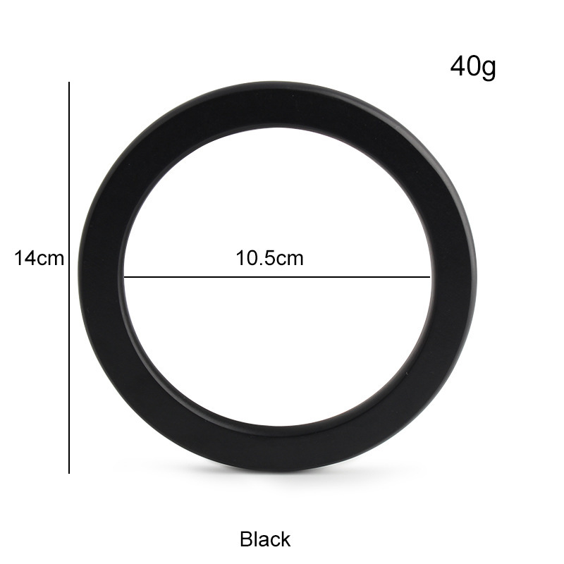 Fábrica de suministro directo de bolsas de gancho redondas de madera 14CM mangas de anillo de madera 11CM accesorios de bolsas