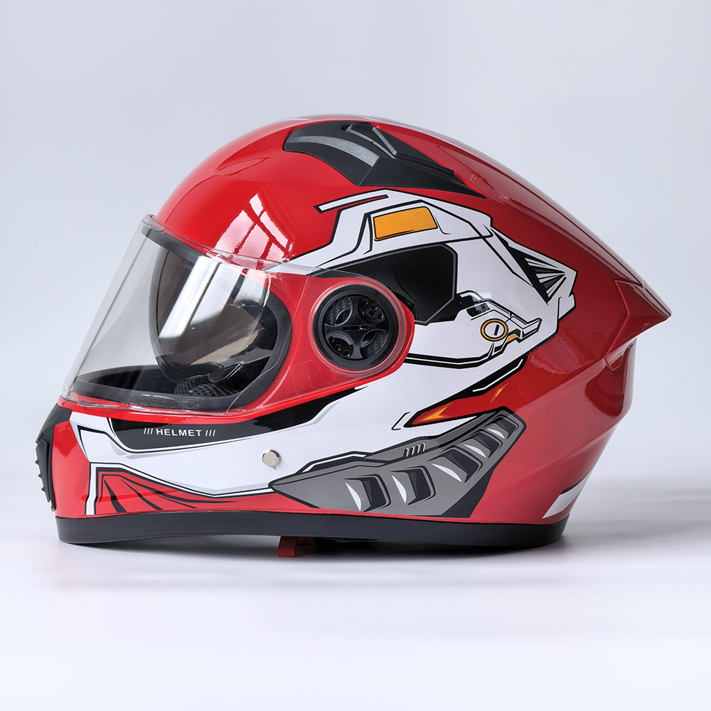 Motorcycle helmet, electric vehicle helmet, riding safety helmet, unisex, dual-lens full-face helmet 108