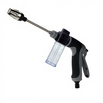 High pressure car wash water gun Gun with Extension Rod, Car Wash - 1630-long-pole-taiwan-gold-car-wash-water-gun-with-pot