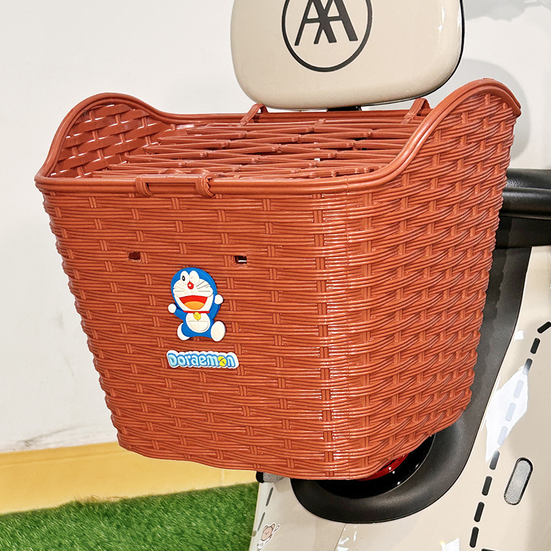 卸売電気自動車リア収納バスケットかわいい漫画オートバイバッテリーカーリアテール収納防水|undefined