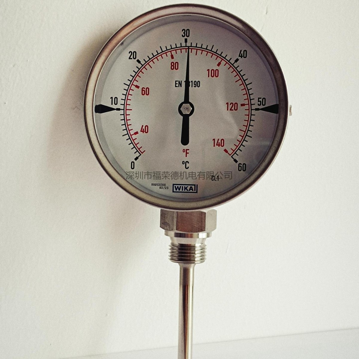 wika温度计R52.100工业机械制造罐体管道测温仪器 威卡代理
