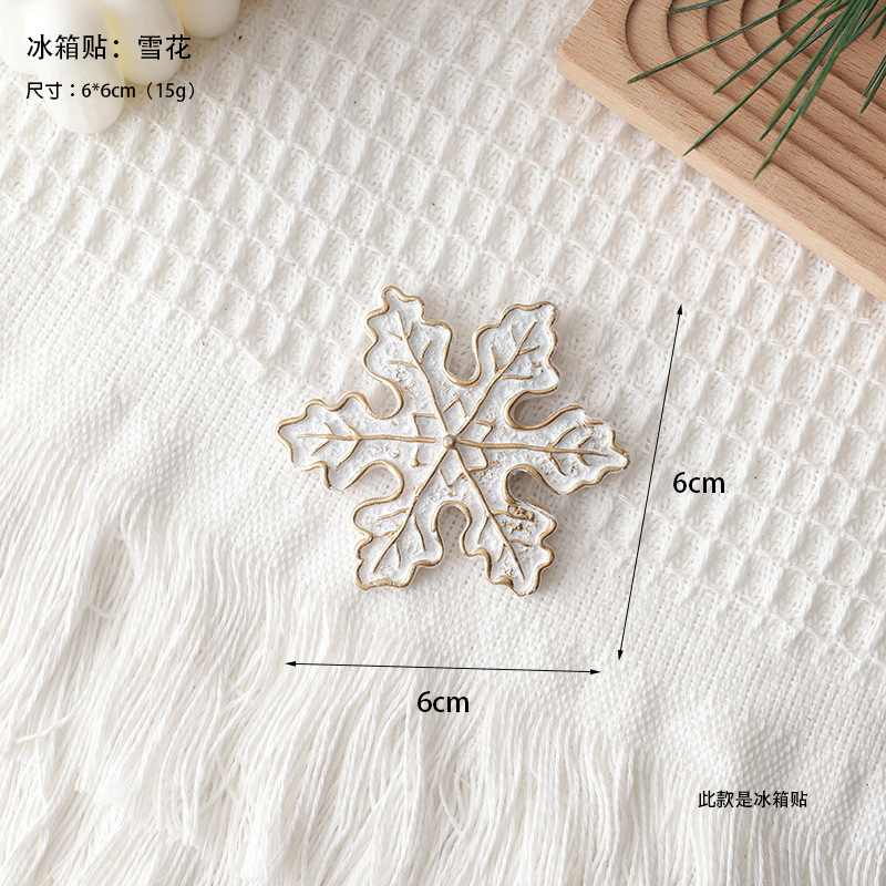 Nuevos árboles de Navidad transfronterizos de madera, copos de nieve, pegatinas de resina de pentacos, accesorios de decoración de Navidad, decoración de amor