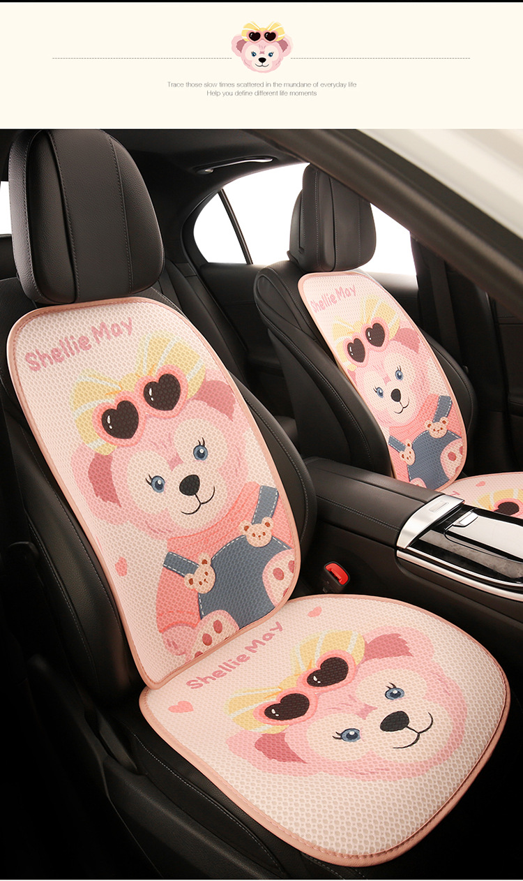 Car seat cushion four seasons universal cute Duffy seat cushion half pack new seat cover winter women's car seat cushion cover