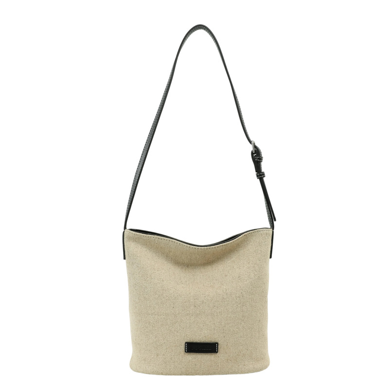 Nicho Zhong lazy bolso mujer 2026 nuevo estilo coreano simple mochila de hombro de viaje ocio tote bolso de cubo image 9