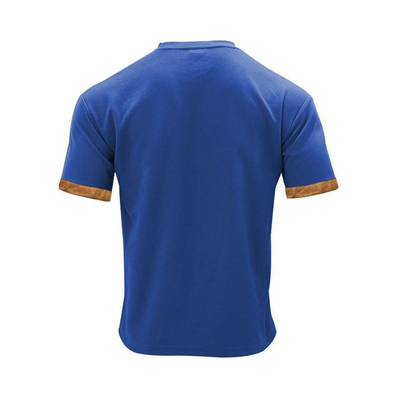 385g Weight Short Sleeve Sleeve Length Polyester Fabric Type Shorts Sets Sets Type 2 Pieces Set Quantity Casual Occasion Turndown Neckline Regular Fit Fit Type Color Block Pattern Summer Season Men's Gender Simple Style Style Men's Color Block Simple Style Turndown Short Sleeve Regular Fit Men's Sets 16