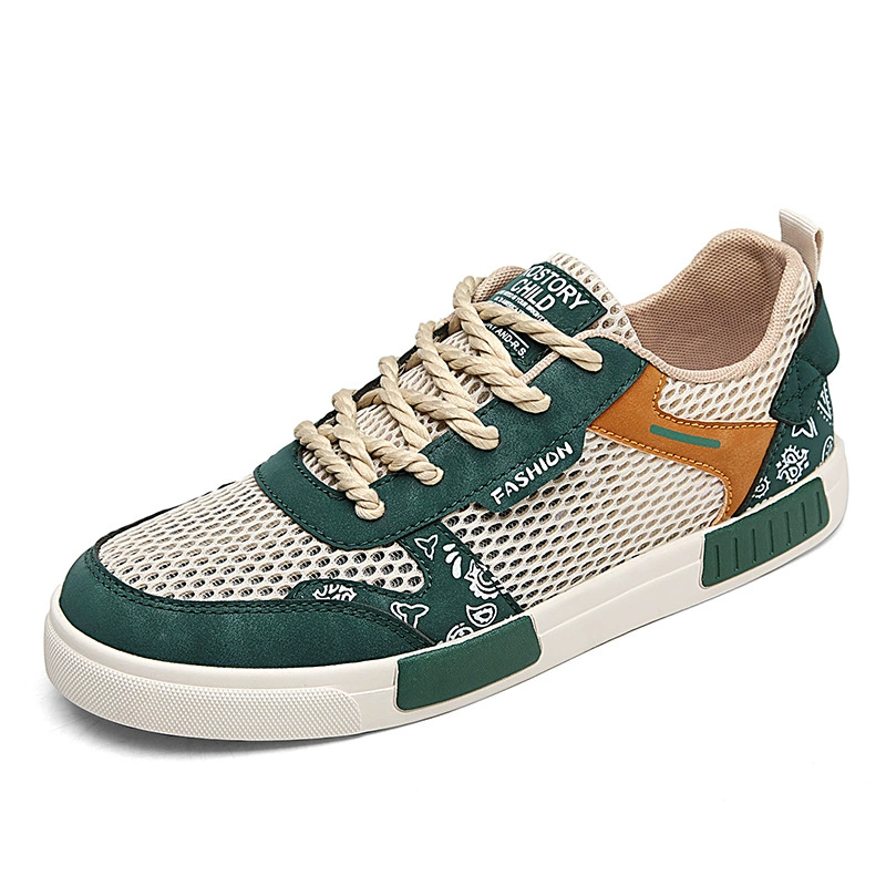 Low thin summer breathable casual footwear for leisure, sports shoes, sneakers, for teenagers, plus size