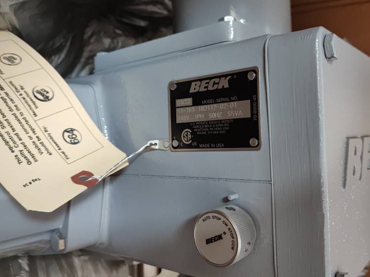 美国BECK风门执行器旋转控制阀驱动器11-169-183112-02-01