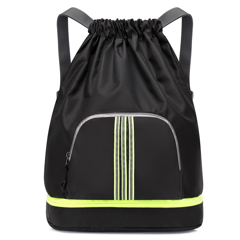 Sports backpack, folding bag for traveling, drawstring
