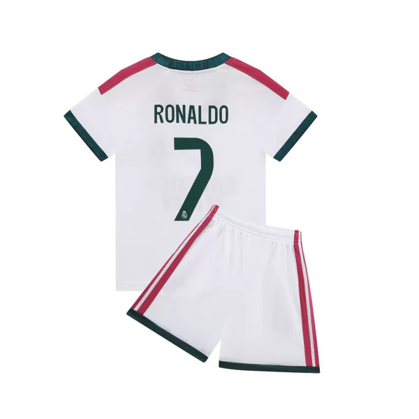 26-27 Real Madrid Home Number 7 Cristiano Ronaldo Club Football Jersey Children's Clothing Set Size 14-30