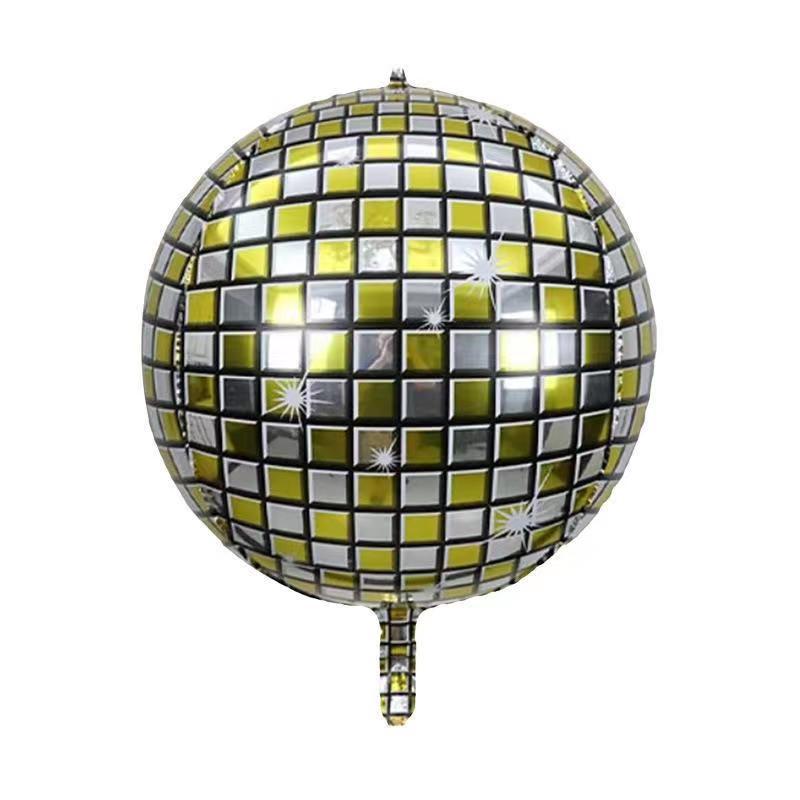 22 pulgadas Disco 4D Balones de aluminio Balones estéreo Bar Club Atmósfera Decoración Balones de aluminio al por mayor Láser image 9