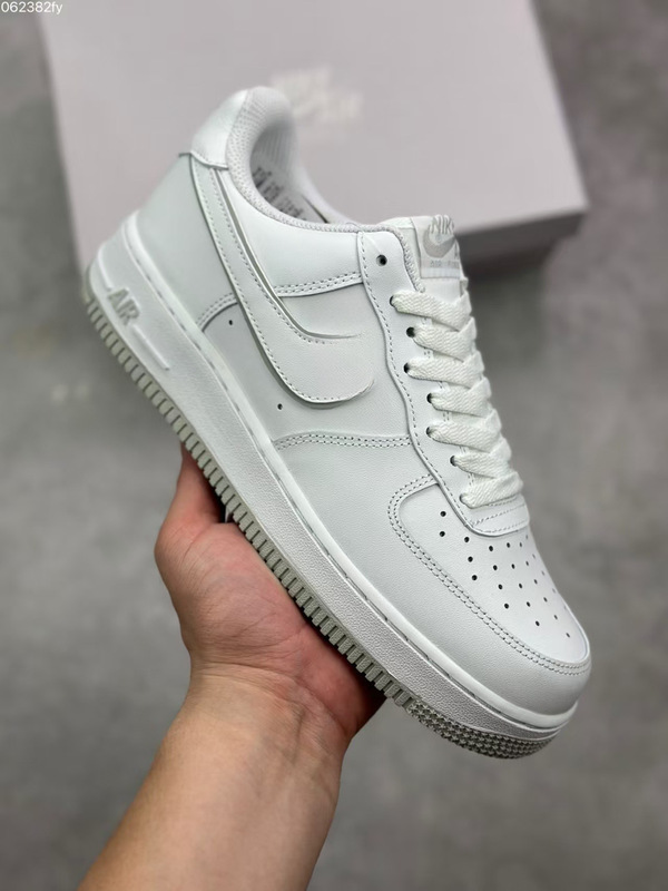 Putian Pure Original Air Force One Series Men's Sports Shoes Couple's Af1 Low-Top Casual Trendy Pure White Unisex Sneakers