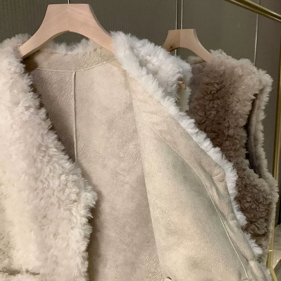 Демисезонный жилет, куртка, западный стиль, увеличенная толщина, интернет-сенсация