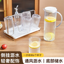 ins简约创意不锈钢杯架家用客厅沥水收纳倒挂杯子茶杯置物架子