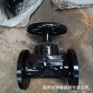 EG41J-6C 英标铸钢法兰连接隔膜阀 英标单向直通式衬胶隔膜阀DN20