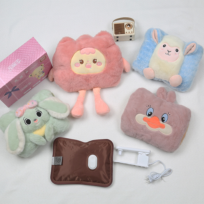 国标充电热水袋已注水新款暖水袋防爆暖宝宝礼盒装量大优惠