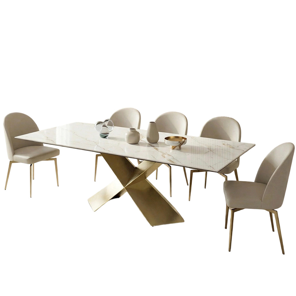 Mesa Extensible de Piedra Sinterizada para Restaurante