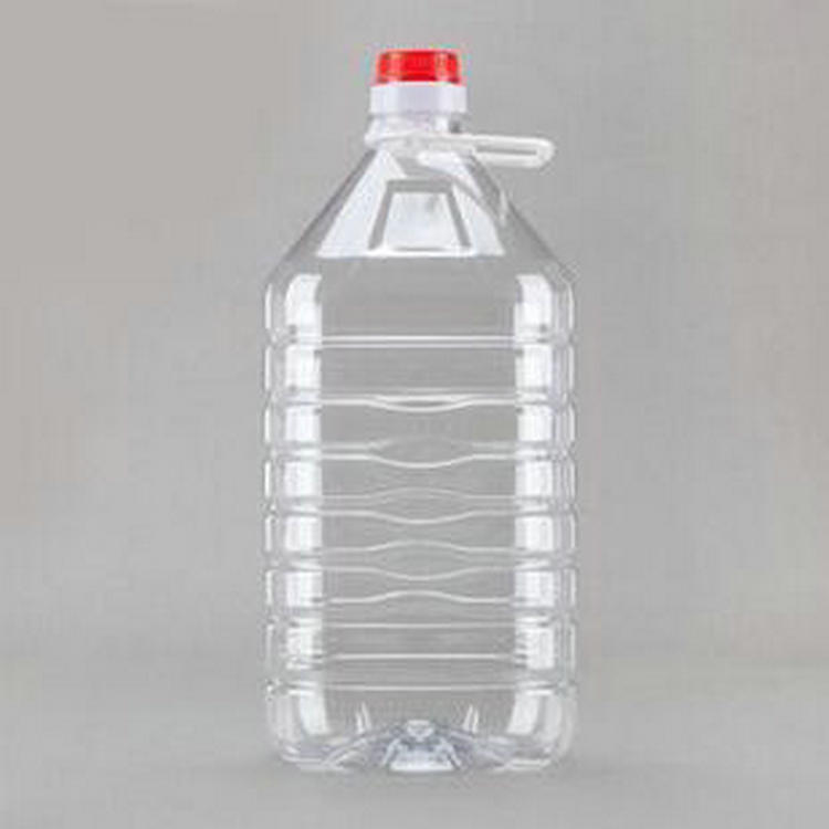 现货4升透明PET材质色拉油桶食用8斤塑料油瓶油壶油桶